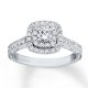 Engagement Ring Crystals Titanium steel