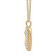 Crystal Heart Necklace Round-cut Copper and zinc alloy