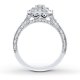 Engagement Ring Crystals Titanium steel